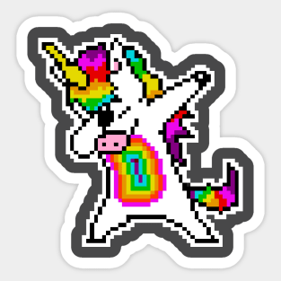 DaB Unicorn Sticker